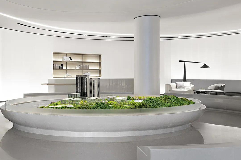 極簡(jiǎn)風(fēng)售樓處營(yíng)銷中心裝修效果圖